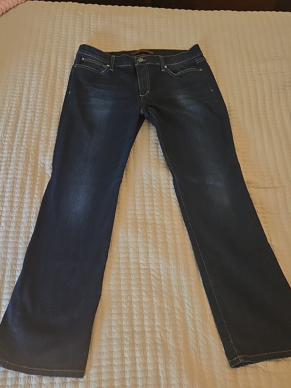 Joe's Jeans Dark Indigo Wide Leg Jeans